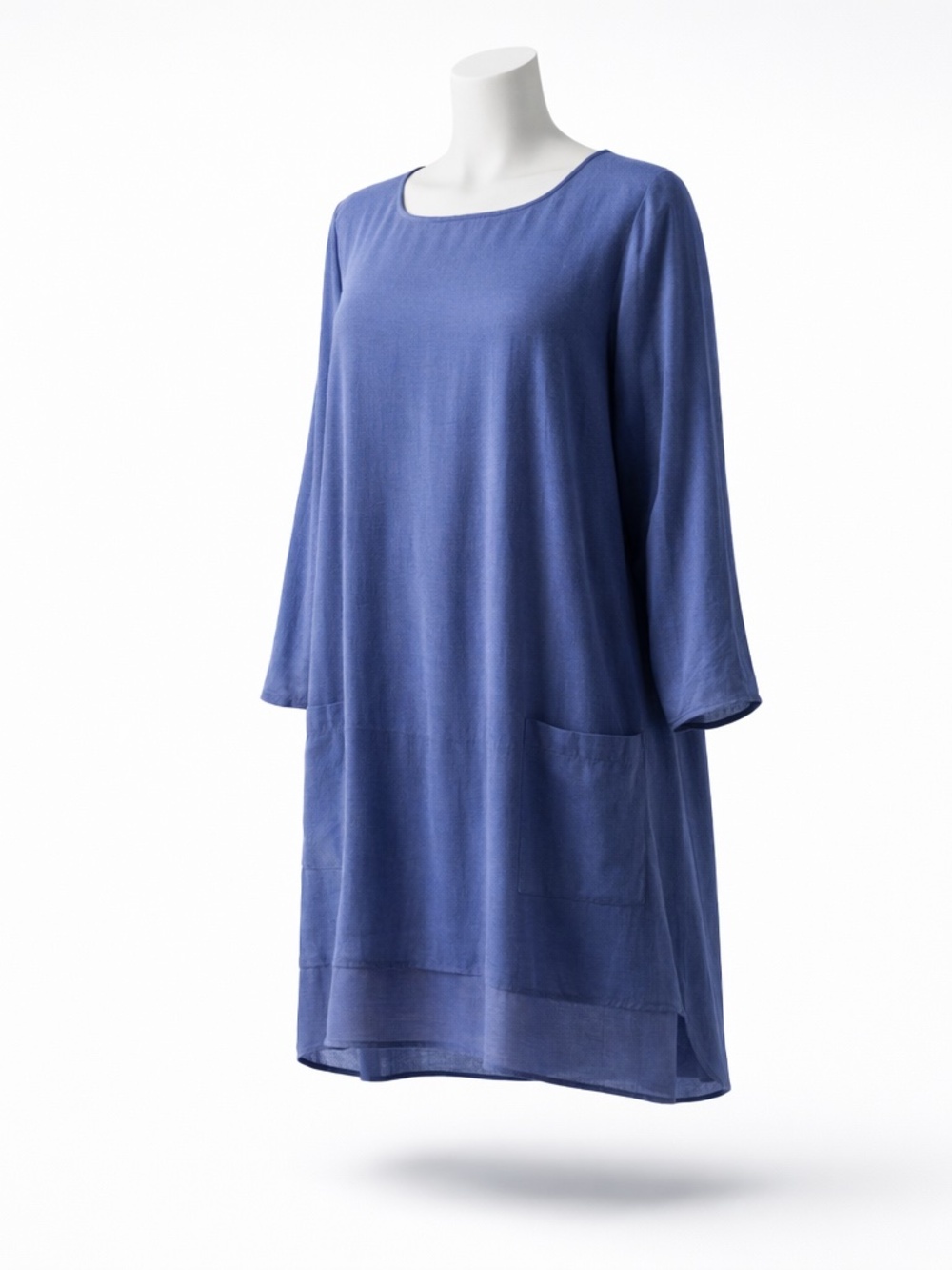 Picadilly Canada Blue Layered Tunic Top S
